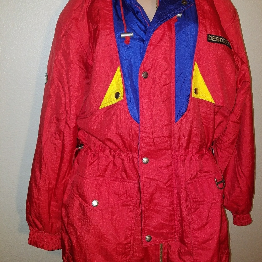 Vintage Retro Descente Ski Jacket